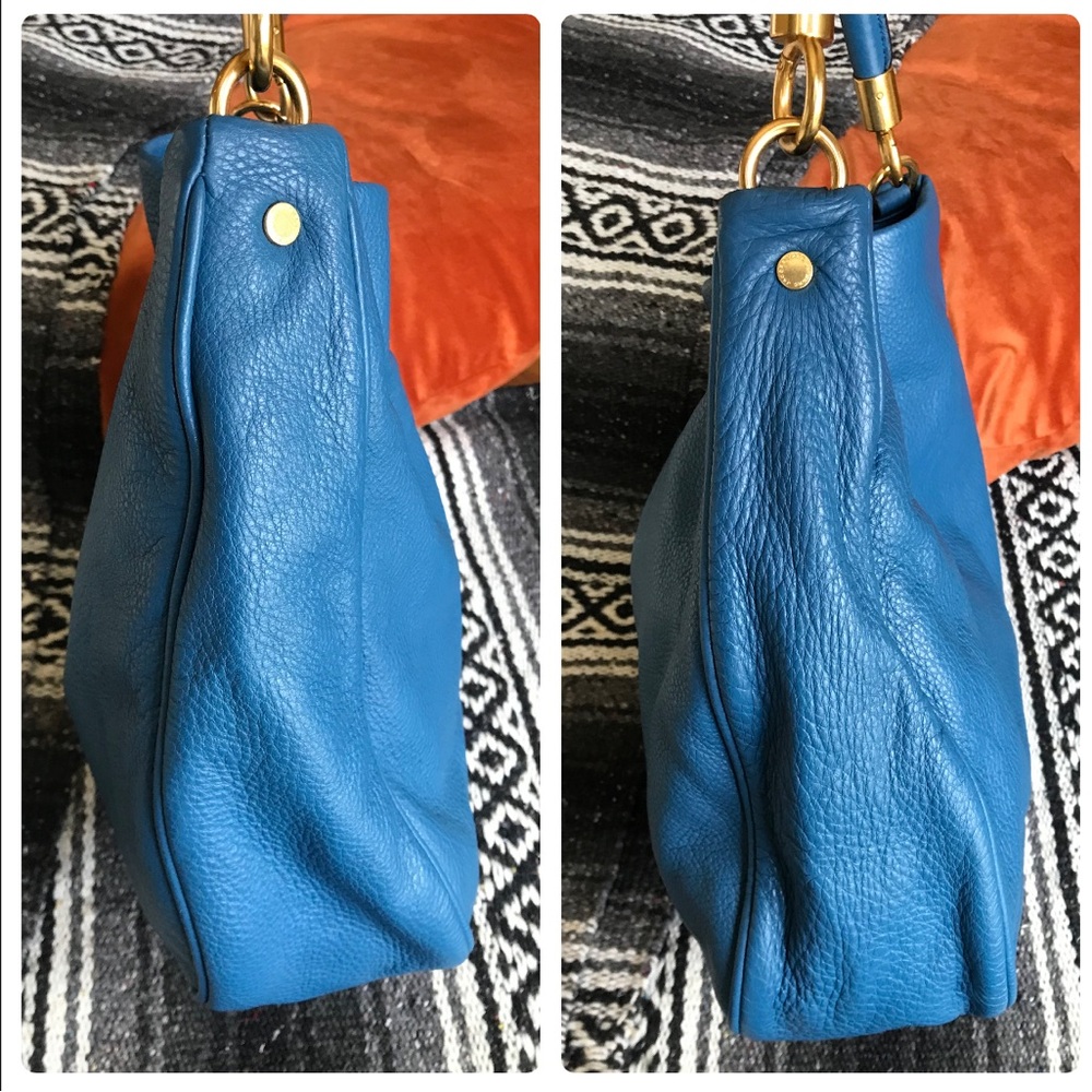 Marc By Marc Jacobs Too Hot To Handle Blue Crossbody Bag - Picture 4 of 16